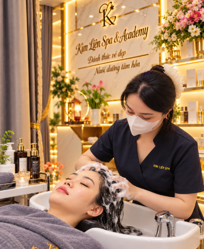 GỘI ĐẦU DƯỠNG SINH TẠI SPA KIM LIÊN
