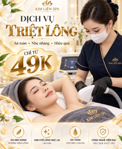 TRIỆT LÔNG SẠCH SÂU TẠI SPA KIM LIÊN